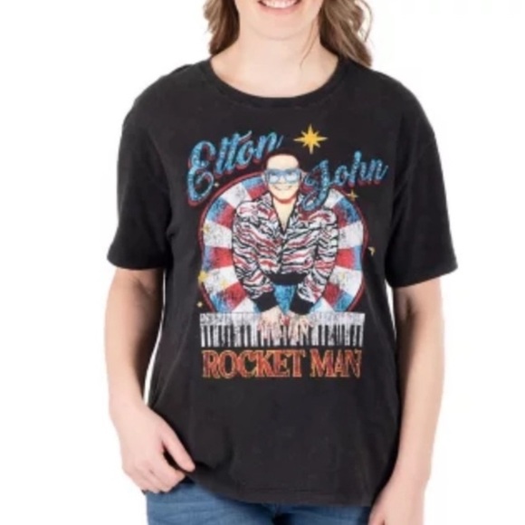 NWT Elton John “ROCKETMAN” SHIRT size XS adult - Picture 2 of 7
